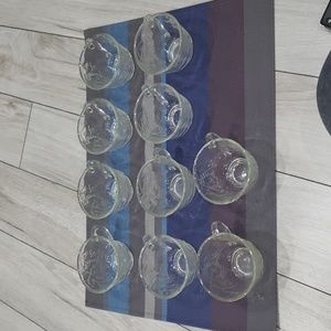 3/$35 Set of 10 vintage punch bowl cups